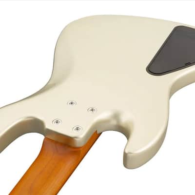 Sadowsky MetroExpress 21-Fret Vintage M Bass Morado Fingerboard 5-String - Solid Champagne Metallic High Polish image 5