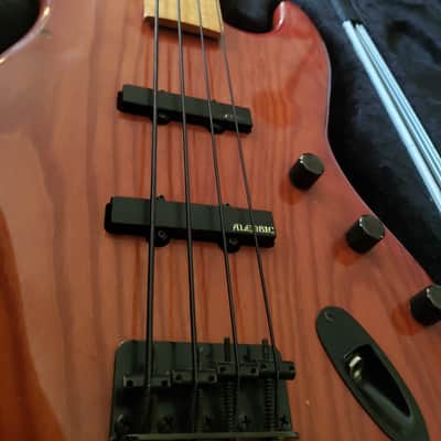 Custom Fretless Bass w Alembic parts Custom Unknown Birds eye maple and maple image 3