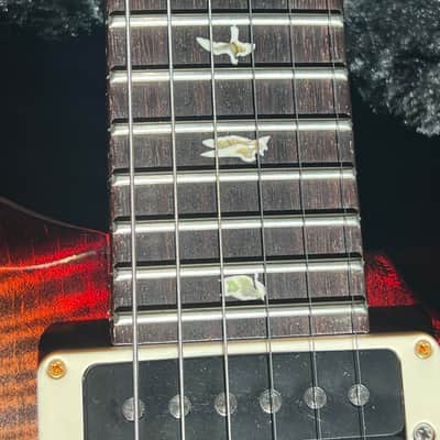 PRS Custom 24-08 10-Top 2017 - 2024 - Charcoal Cherry Burst image 14