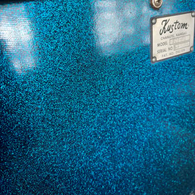 Kustom 302-PA 1960’s - Green Sparkles image 8