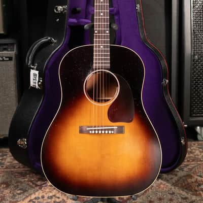 Gibson Custom Shop 1942 Banner J-45 Murphy Lab Light Aged Acoustic Guitar - Vintage Sunburst with Hardshell Case image 17