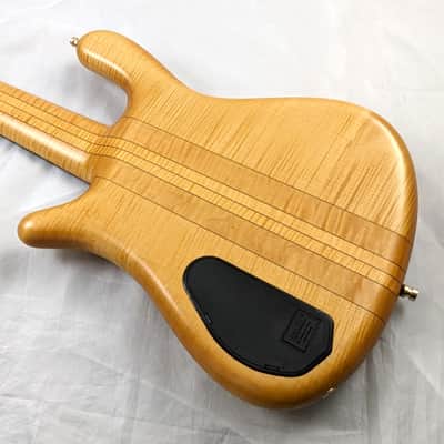 WARWICK Germany Streamer Stage I Broadneck 5-String Bass - Flamed Maple Neck-Through, Rare 20mm String Spacing image 5