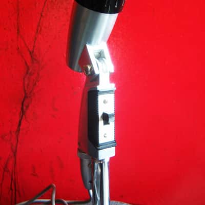 Vintage 1960's Shure 540S dynamic microphone High Z harp mic w Belden cable 575S image 3