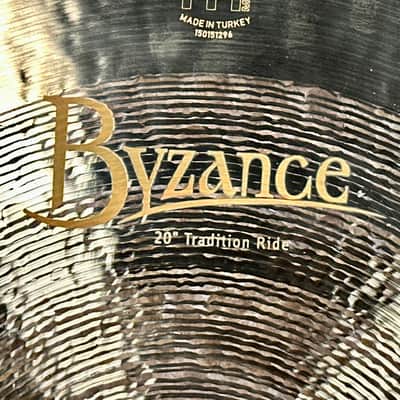20" Meinl Byzance Jazz Tradition Ride Cymbal 1898g *Video* image 3