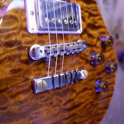 PRS McCarty 594SC Singlecut Wood Library 10-Top Korina & Brazilian Rosewood 2017 - Yellow Tiger image 11