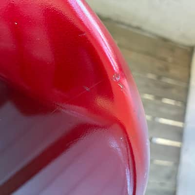 Greg Koch Fender matching head stock American Vintage '62 'Thin Skin' Jaguar 2007 - 2008 - Candy Apple Red AVRI image 17