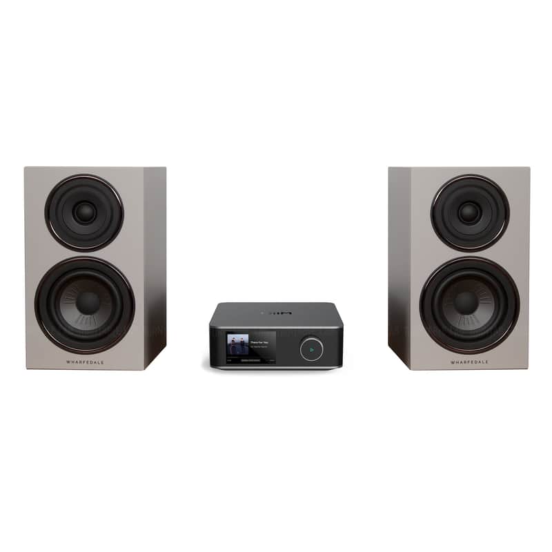 WiiM: Amp Ultra / Wharfedale Diamond 12.1i / Streaming Amplifer + Speaker Package Amp Package / Grey Speakers image 1