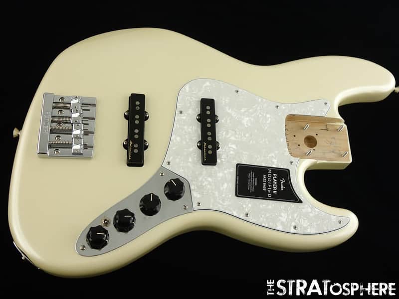 Fender Player II Modified Active Jazz Bass LOADED BODY Olympic Pearl image 1