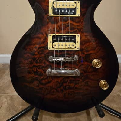 Dean EVO Select Tigers Eye Quilt Top Electric Guitar image 2