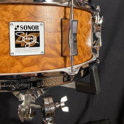 Sonor 5x14" SSD 10 1405 SDW 2, Steve Smith Signature, 40th Anniversary Snare Drum, with Case. #1 of 77!! image 8