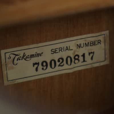 1979 Takamine F-349 Acoustic Guitar w/ Case D17 Lawsuit Japan image 14