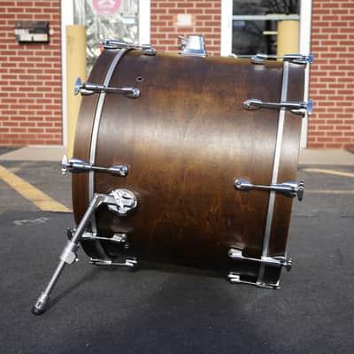 Yamaha/Japan Maple Custom Absolute Series ABD1524T 18x24" Maple Bass Drum - Vintage Black Oil Finish image 9
