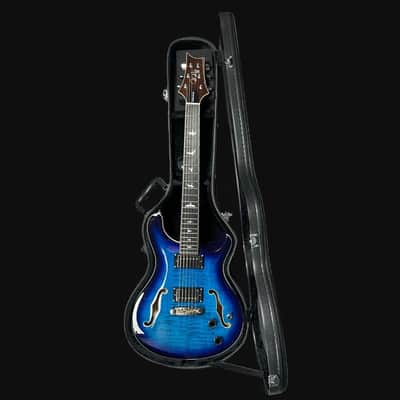 PRS SE Hollowbody II Electric Guitar in Faded Blue Burst image 8