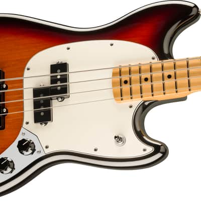 Fender Player II Mustang Bass PJ, Maple Fingerboard, 3-Color Sunburst image 5