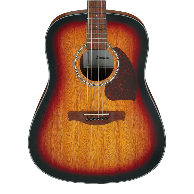 Used Ibanez PF54 Dreadnought Acoustic Guitar - Open Pore Vintage Sunburst image 1