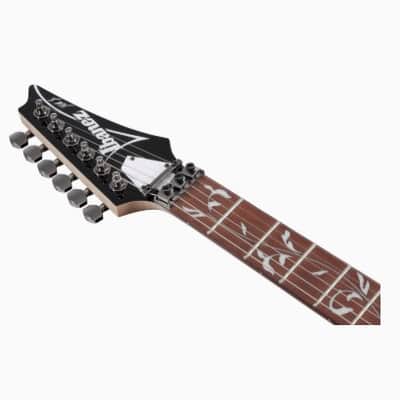 Ibanez JEMJR-BLK Steve Vai Signature with Jatoba Fretboard 2018 - Present - Black image 2