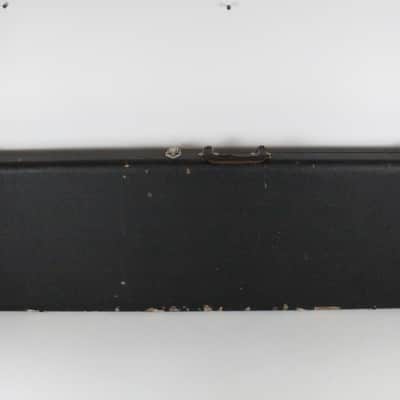 1967-1971 Black Fender Jazz Bass Precision Bass Hardshell CASE GREAT Red Interior Cheney England 1968 1969 1970 1972 1975 image 2