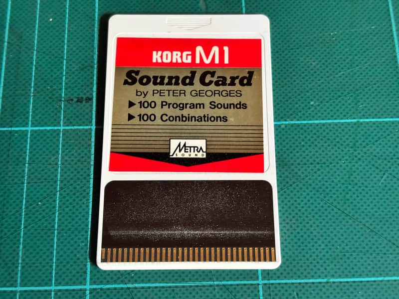 KORG M1 Sound Card by PETER GEORGES image 1