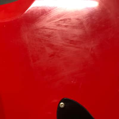VINTAGE ANTARES FLYING V FOR PARTS & REPAIR 80s - RED image 10