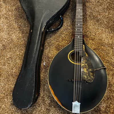 Gibson K-2 Mandocello black with Original Case 1913 mandolin family Mando image 21
