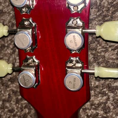 1997 Gibson Les Paul Classic Heritage Cherry Sunburst electric guitar made in the USA upgrades image 15
