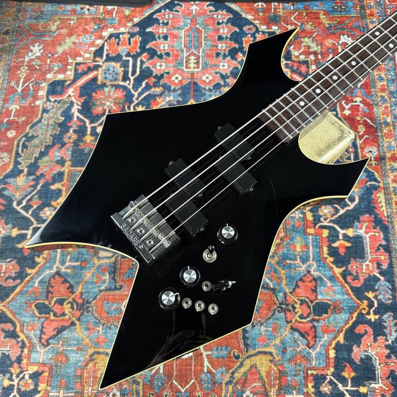 BC Rich NJ Series Warlock Bass w/DiMarzios Badass Bridge Nagoya Japan - 1985 image 1