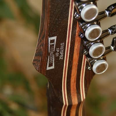 Ibanez S1070PBZ-CBB 2016 Cerulean Blue Burst prototype image 11