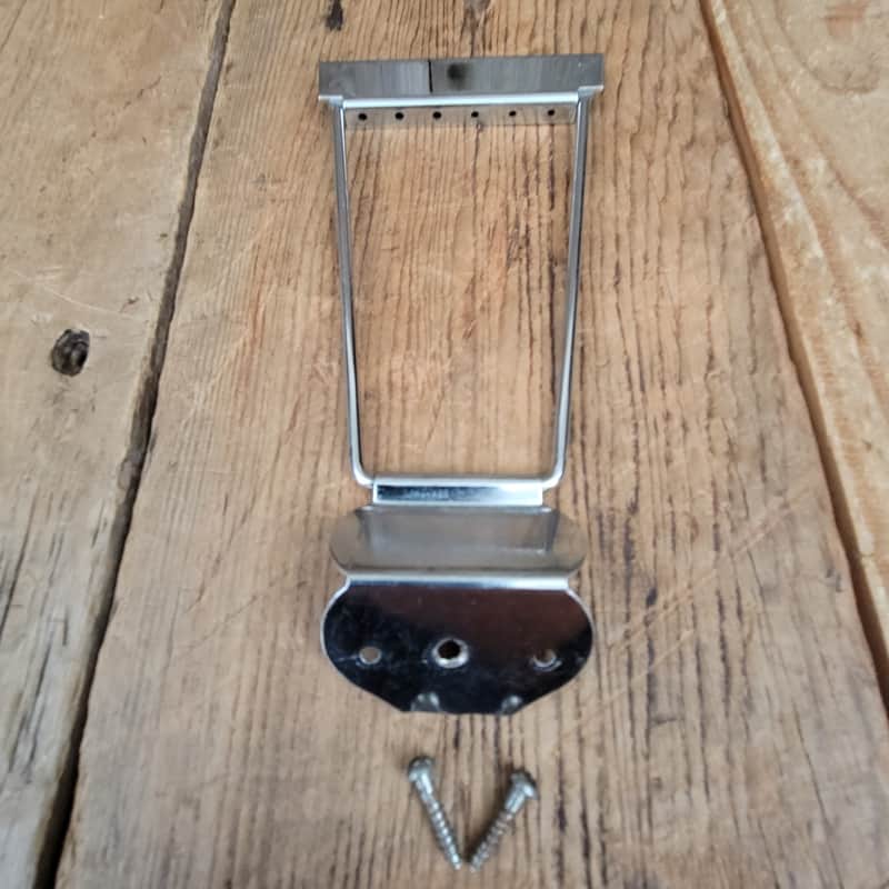 Kay Harmony 1960s Trapeze Tailpiece - Chrome modified image 1