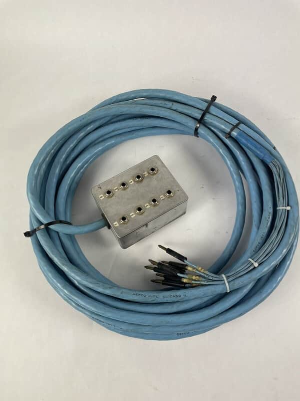 Gepco Digital Breakout box Audio Snake 8 inputs 1/4 TS to M642/13-1 Switchcraft image 1