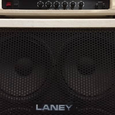 RARE 20th Anniversary WHITE Laney AOR 50 W Pro Tube Lead Full Stack #068 image 2