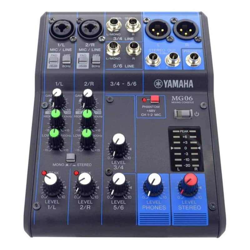 Yamaha MG6 6 Channel Analog Mixer | Reverb