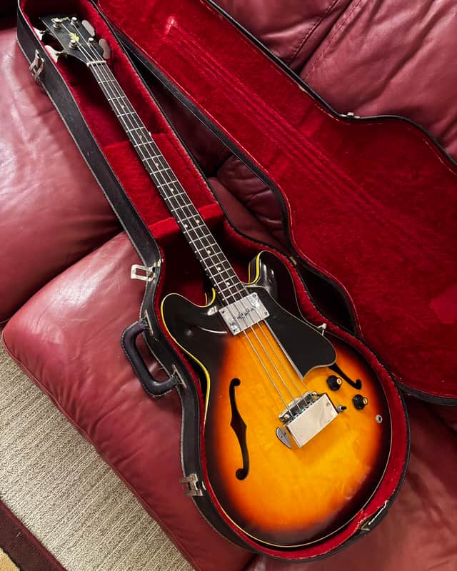 Gibson EB-2 1966 - Sunburst image 1