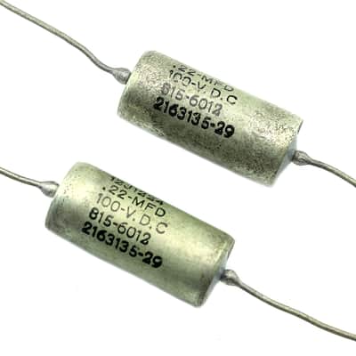16 pcs Vintage WEST CAP 815 12J1224 .22 µF 100V 5% NOS PIO Capacitors 2163135-29 image 2