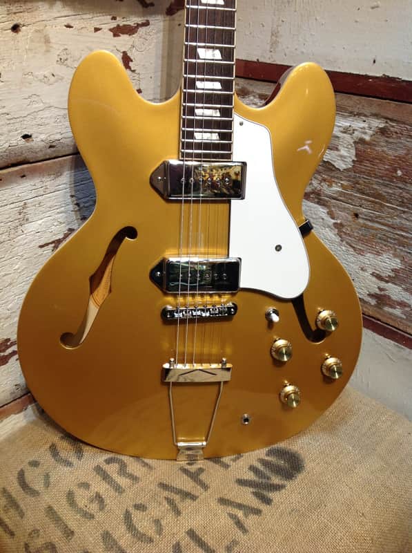 Epiphone Limited Edition Gold Top Casino Hollowbody Guitar w/OHSC