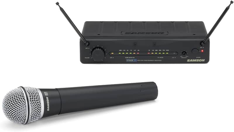 Mint Samson Stage 55 True Diversity Wireless Handheld Mic System - Channel 1 image 1
