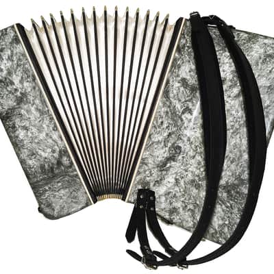 Russian Piano Accordion Ariya 96 Bass Buttons Original Keyboard Accordian New Straps 2174, Wonderful sound! image 9