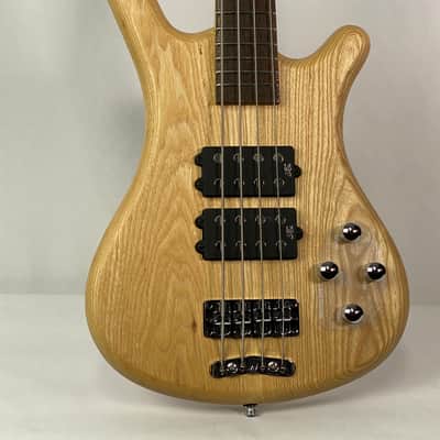 Warwick Rockbass Corvette $$ 4 String Bass Natural Transparent Satin image 1