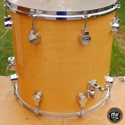 Camco Hoshino Floor Tom 16" x 16" Natural Maple EXC image 7
