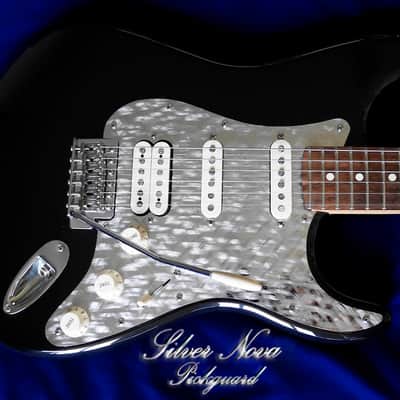 Silver Nova Stainless Steel Pickguard for Fender Stratocaster HSS Pro Steel Chrome Metal Strat Guard image 12