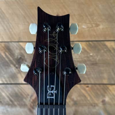 PRS Wood Library DGT Semi-Hollow David Grissom Signature Rosewood Neck! Flamed Maple 10-Top Smoked Black Hardware - Burnt Maple Leaf 418145 image 8
