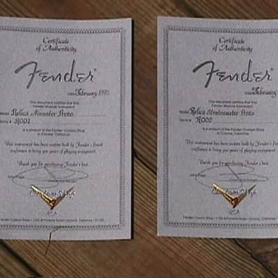 Fender '51 Nocaster & '54 Stratocaster Relic Prototype Set 1994 Blonde finish image 17