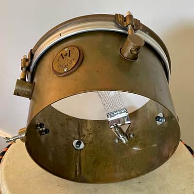A&F 8” Timbale Snare 2020s - Patina Brass image 4