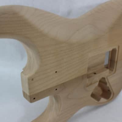Unfinished Roasted Alder SSS guitar body - fits Fender Strat Stratocaster neck Floyd Rose J1628 image 8