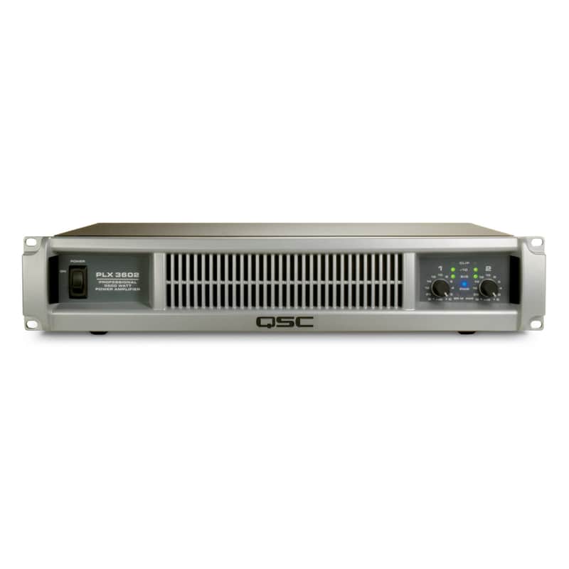 QSC PLX3602 PLX2 Series Compact Rack-Mounted Power Amp image 1