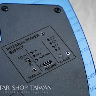 Mayones Ori 5 Enji Bass Namm Show Build-Mecha Blue image 23