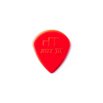 Dunlop JD-PIC-47P3N Jazz III Nylon 1.38mm (6-Pack) - Set of Picks image 1