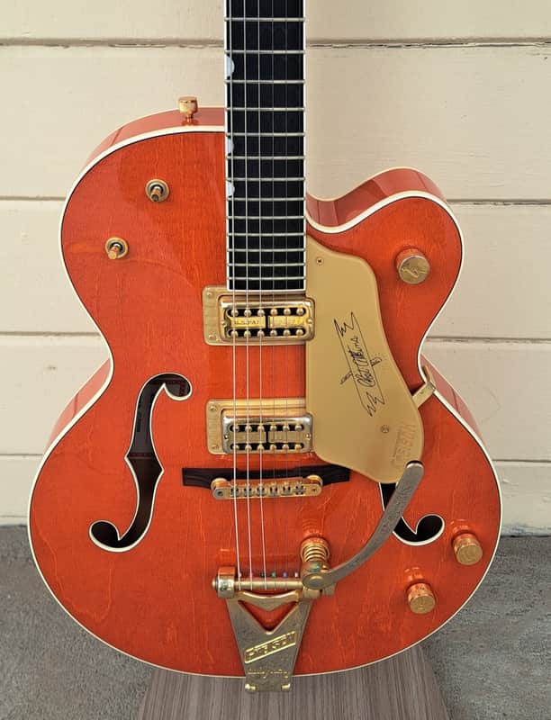 GRETSCH G6120 CHET ATKINS SIGNATURE HOLLOWBODY ELECTRIC GUITAR W/CASE (USED)- 2013 image 1