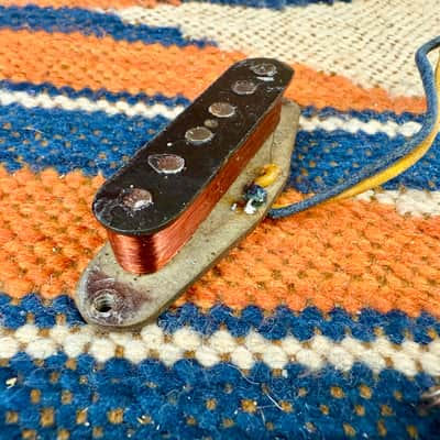 Vintage 1960's Fender Mustang-Duo Sonic-Musicmaster Grey Bottom Pickup ~1965 image 8