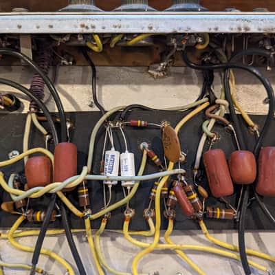 Fender Bassman 2-Channel 50-Watt Guitar Amp Head 1970 - 1971 - Silverface image 7