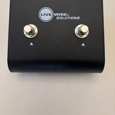 Live Wire LWS22 Dual Latching Footswitch 2010’s - Black image 1